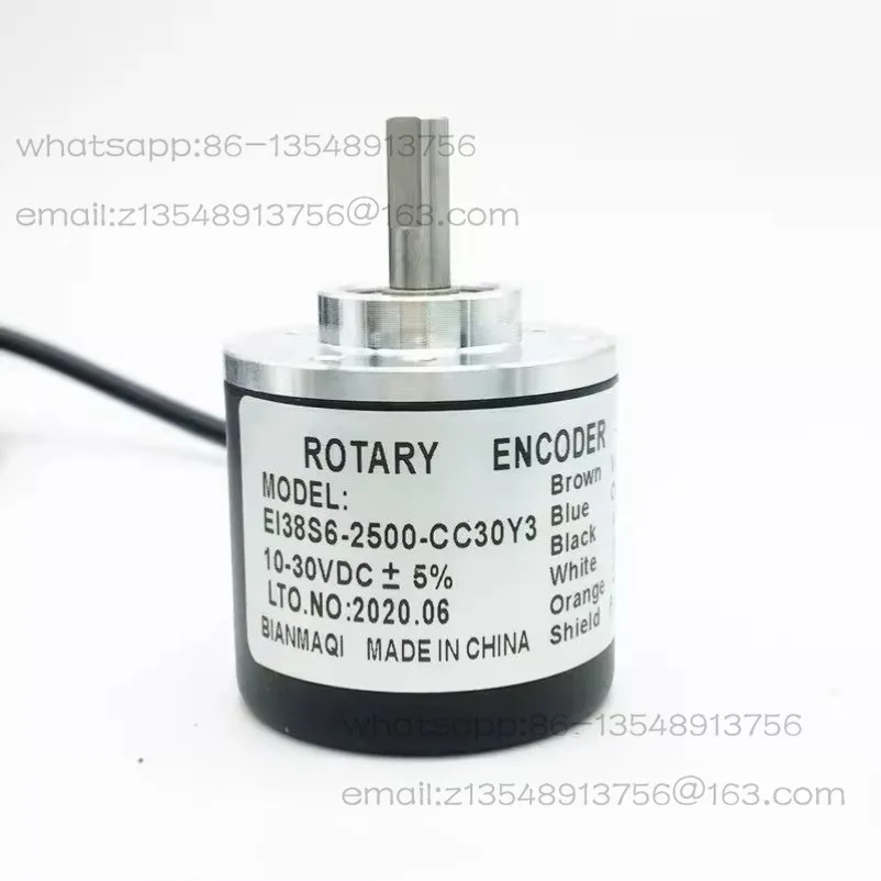 EI38S6-2500-CC30Y3 Motor Incremental Photoelectric Rotary Encoder EI38S6-360-E3D5Y3