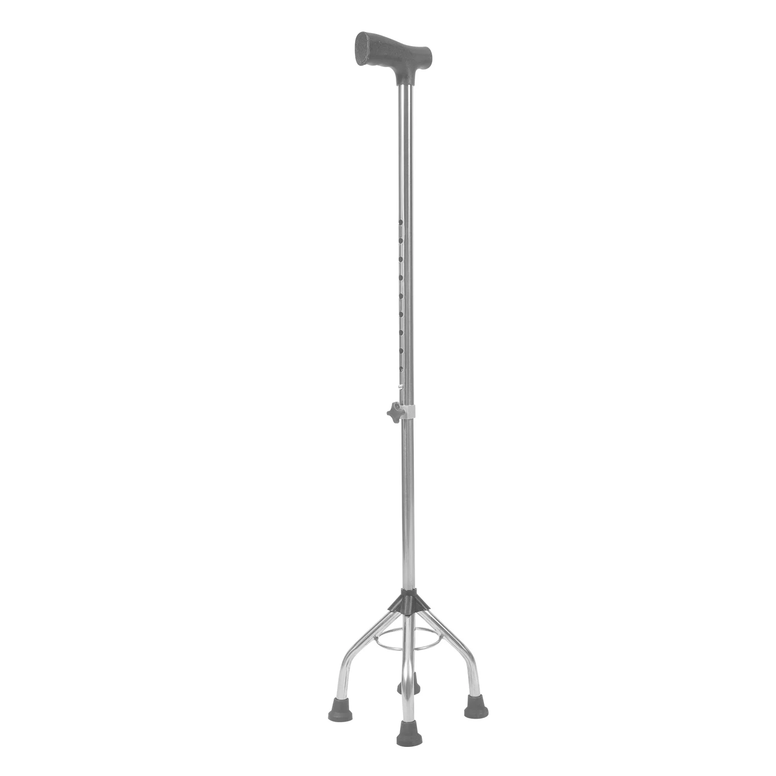 

Четырехъярусная трость для пожилых людей с противоскользящим наконечником, регулируемой высотой, многофункциональная трость, легкая треккинговая трость из алюминиевого сплава