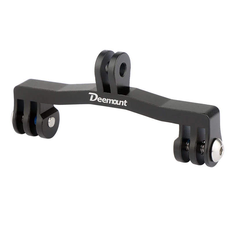 AliExpress Deemount Dual Twin Adaptor Bicycle Computer Rack Headlight Stand Aluminum Connector for GoPro Hero 5/6/7/8/9/10/11 Sports Camera