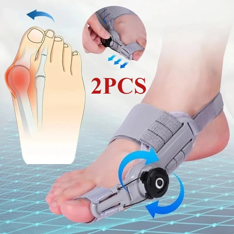 

2/1 PCS High Quality Bunion Corrector Unisex Foot Bunion Orthosis Rotatable Toe Separator Adjustable Pedicure Toe Corrector