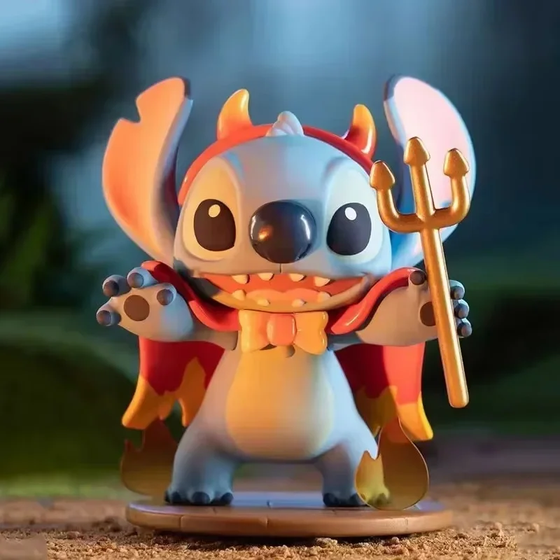 Echte Disney Stitch lustige Tagebuch Serie Blind Box Figur Rate Tasche Anime Modell mysteriöse Überraschung Box Puppe Kinder Weihnachts geschenk