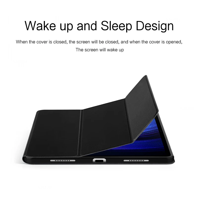 AJIUYU Für Xiaomi Pad 6 Pro Fall Smart Cover für MiPad 6 Pro 2023 Mi Schutzhülle PU Tablet xiaomipad6 Mit Auto Wake UP Ultra Dünne