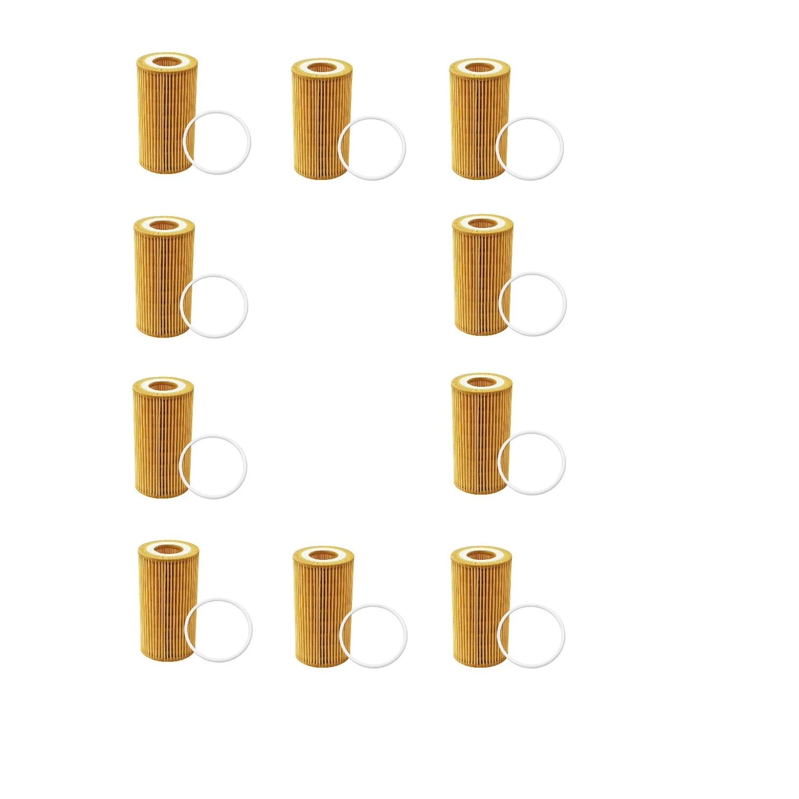 

10 Pack Oil Filter 8692305, 3480, HU 719/8 X, 57186 for Volvo V70 XC60 XC70 XC90 C30 C70 S40 S60 S80 V40 V50 V60 2.4 2.5 D5 T5