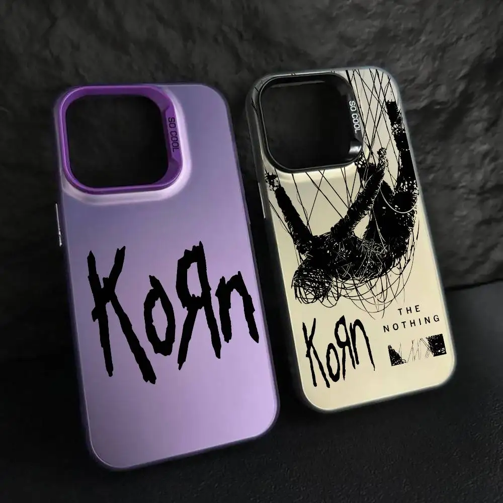 Metal Rock Band K-Korn  Phone Case For iPhone 17,16,15,14,13,12,11,Mini,Pro,E,MAX Matte Shockproof