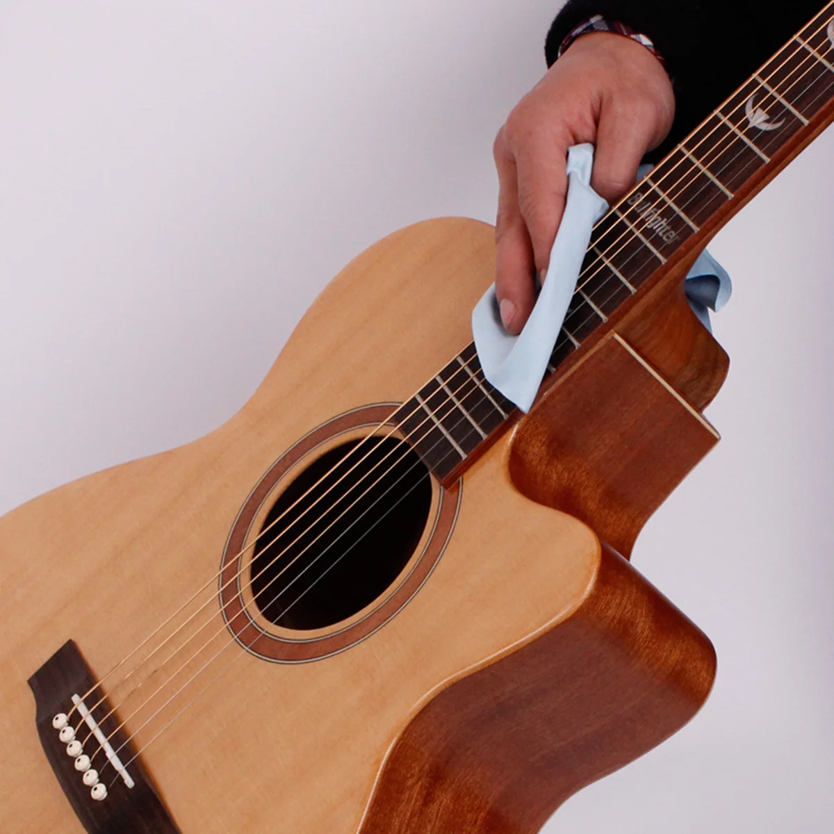 

5Pcs Microfiber Cleaning Cloths Pocket Size 20x20cm Dry Reusable for Eyeglasses Lens Screens Phones Jewelry Care