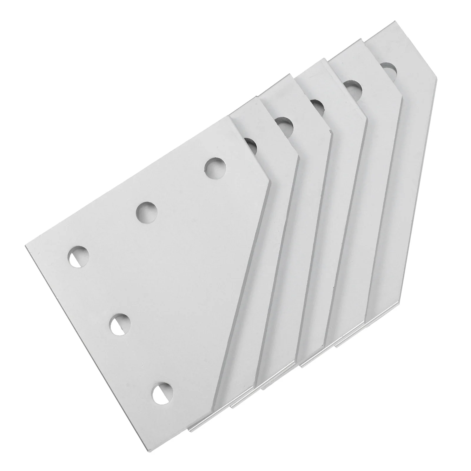 

6 Pcs Aluminum Profile Connecting Plate Joining Shaped Shelf Brackets Extrusion Accessories Corner