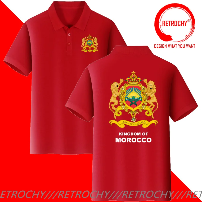 The Western Kingdom of Morocco Moroccan Polo Shirt Men Fashion Nation Team Polo Shirts Man Sporting Clothing Country MAR T Shirt