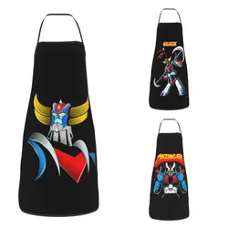 Goldorak Grendizer Apron Women Men Unisex Bib Anime UFO Robot Goldrake Kitchen Cooking Tablier Cuisine Chef Painting