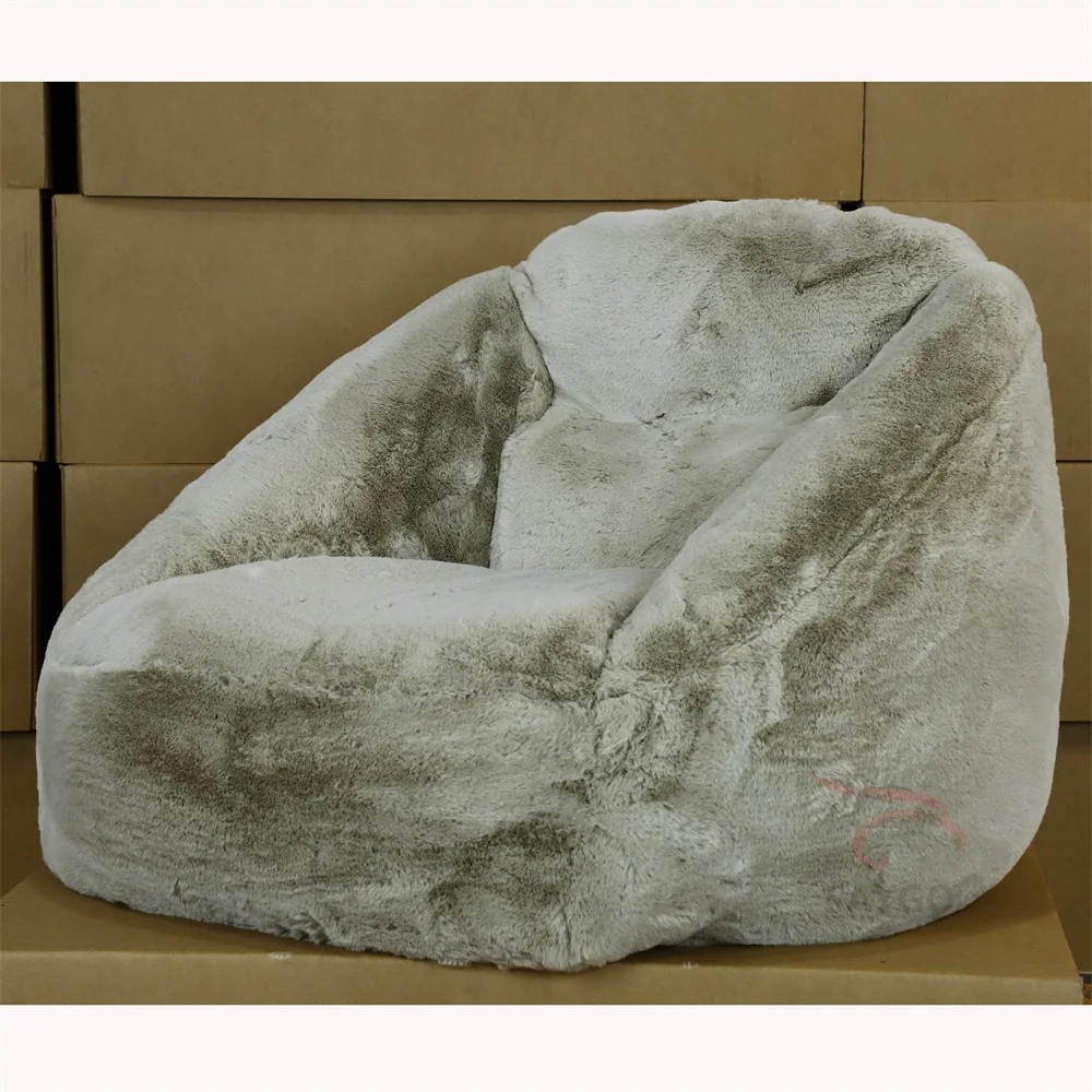 

Modern Barber Shop Waiting Room Single Sofa Chair Bean Bag Chair Cover Linen Type Cloth No Filling Black Friday Christmas