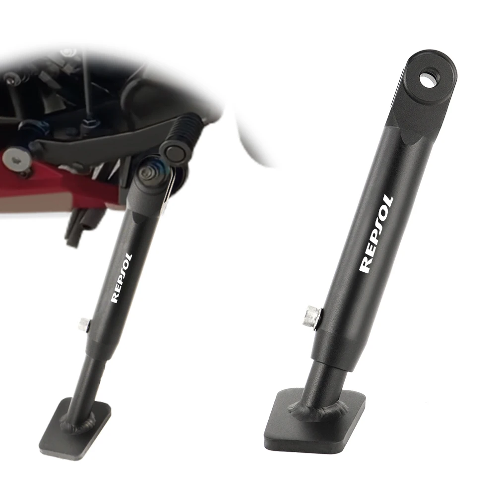 

Motorcycle Aluminum Adjustable Side Stand Holder Kickstand For Honda CBR650R 2019-2024 CB650R 2019-2025 CBR650F CB650F 2014-2018