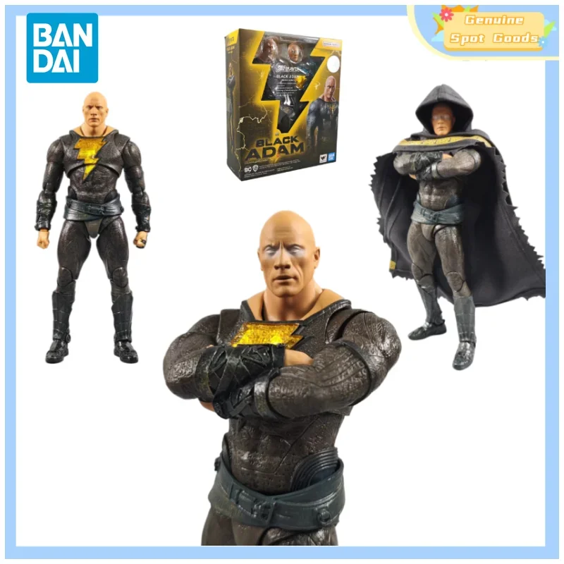 

Фигурки героев аниме Bandai DC Black ADAM SHF SH, фигурки героев мультфильма, коллекционные игрушки, подарок для детей, хобби