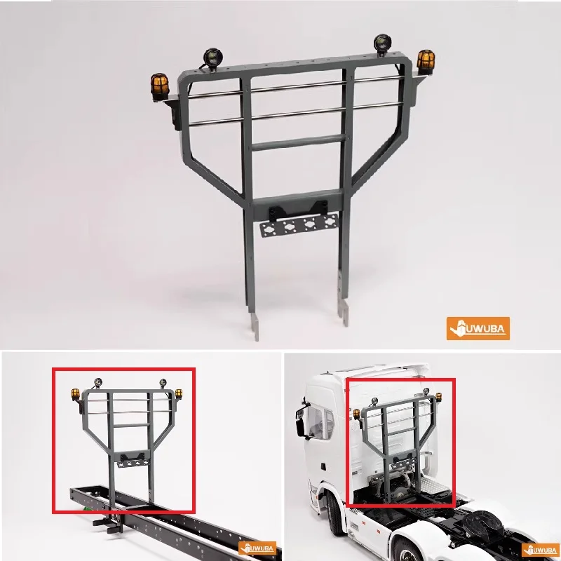 1:14th Scale Metal Equipment Rack Small Light Stand for Tamiya RC Truck Tipper SCANIA 770S 56368 VOLVO ACTROS BENZ MAN Model