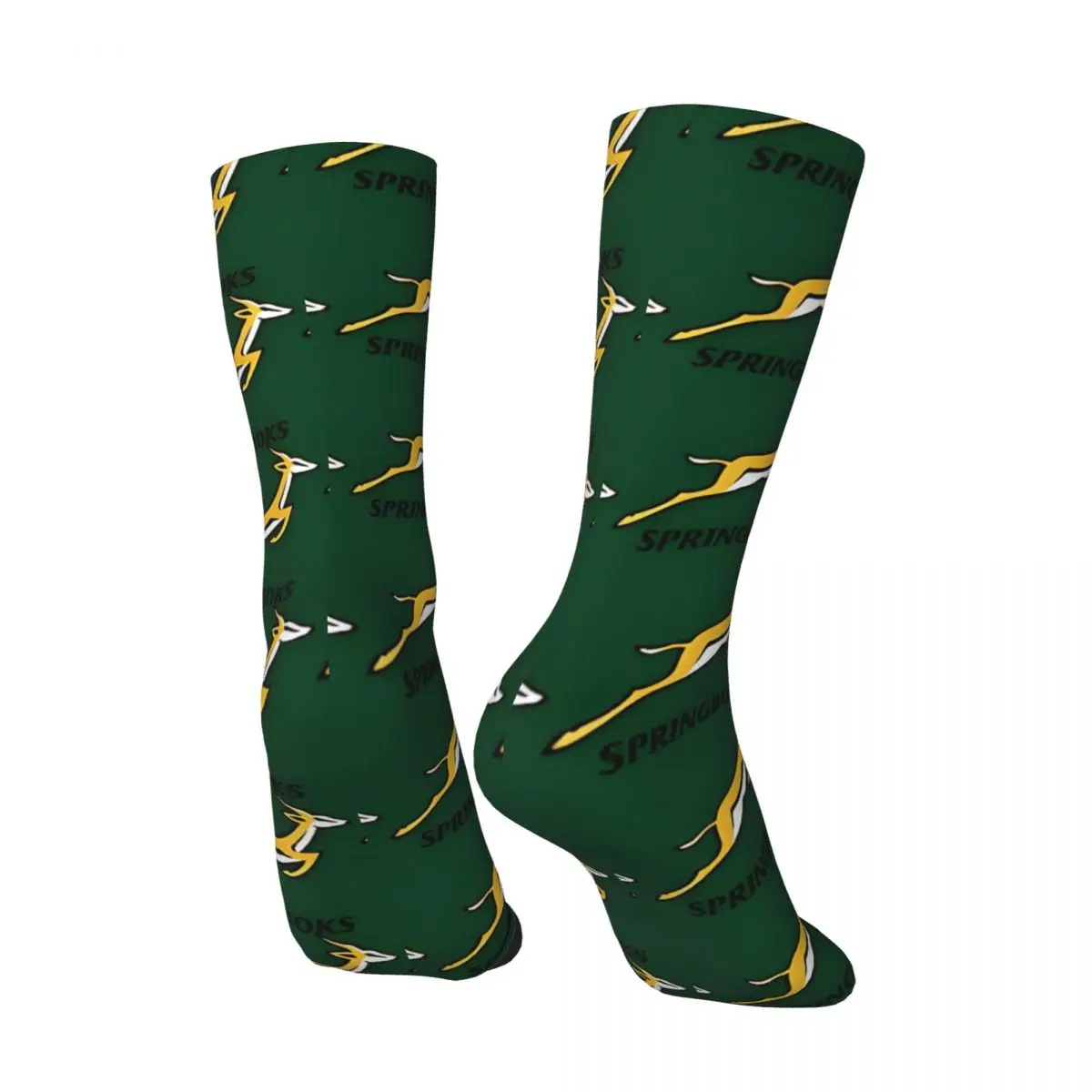 Hip Hop Retro The South Africa National Rugby Crazy Men's compression Socks Unisex Rugby South Africa Harajuku Pattern Crew Sock