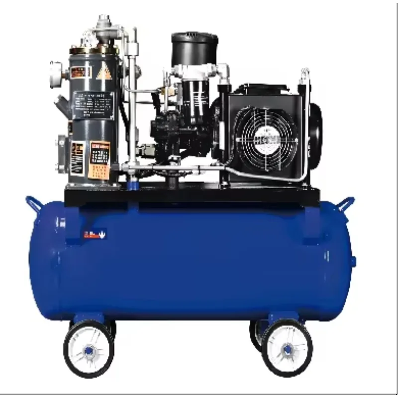 Customized IP55 Screw Air Compressor 120L 70L 220V 4KW 380V 3Phase Stationary Air Cooled Cost Effective Lubricated Style