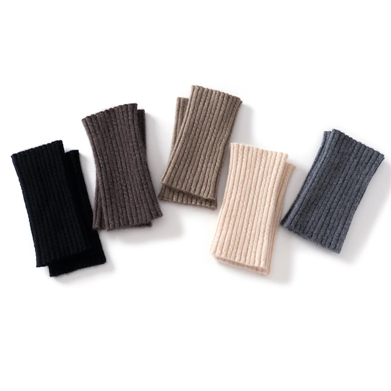 الكشمير تدفئة الكاحل النساء الخريف الشتاء مضلع متماسكة الدافئة لينة التمهيد مباراة الجراب Footmuff للجنسين القدم كم تدفئة تخزين #6