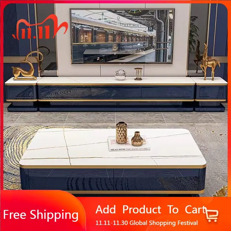 

White Minimalist Tv Stands Organizer Storage Designer Luxury Salon Monitor Display Tv Stands Aesthetic Nordic Muebles Furniture