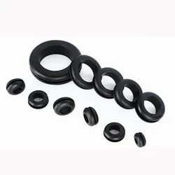 Rubber Environmental Protection Two-sided Protective Coil O-ring Snap on Loop Wire Sheath Grommet Smart Cover Pad With Card Slot