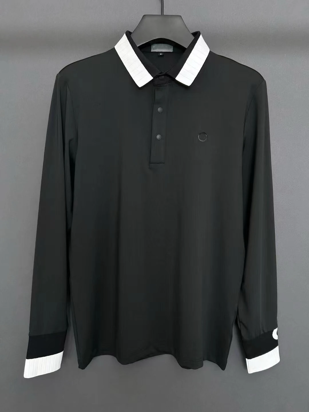 

Golf Shirt Men 2025 Autumn Stand Up Collar Breathable Sports Golf Clothing Man Outdoor Brand Long Sleeved T-shirt