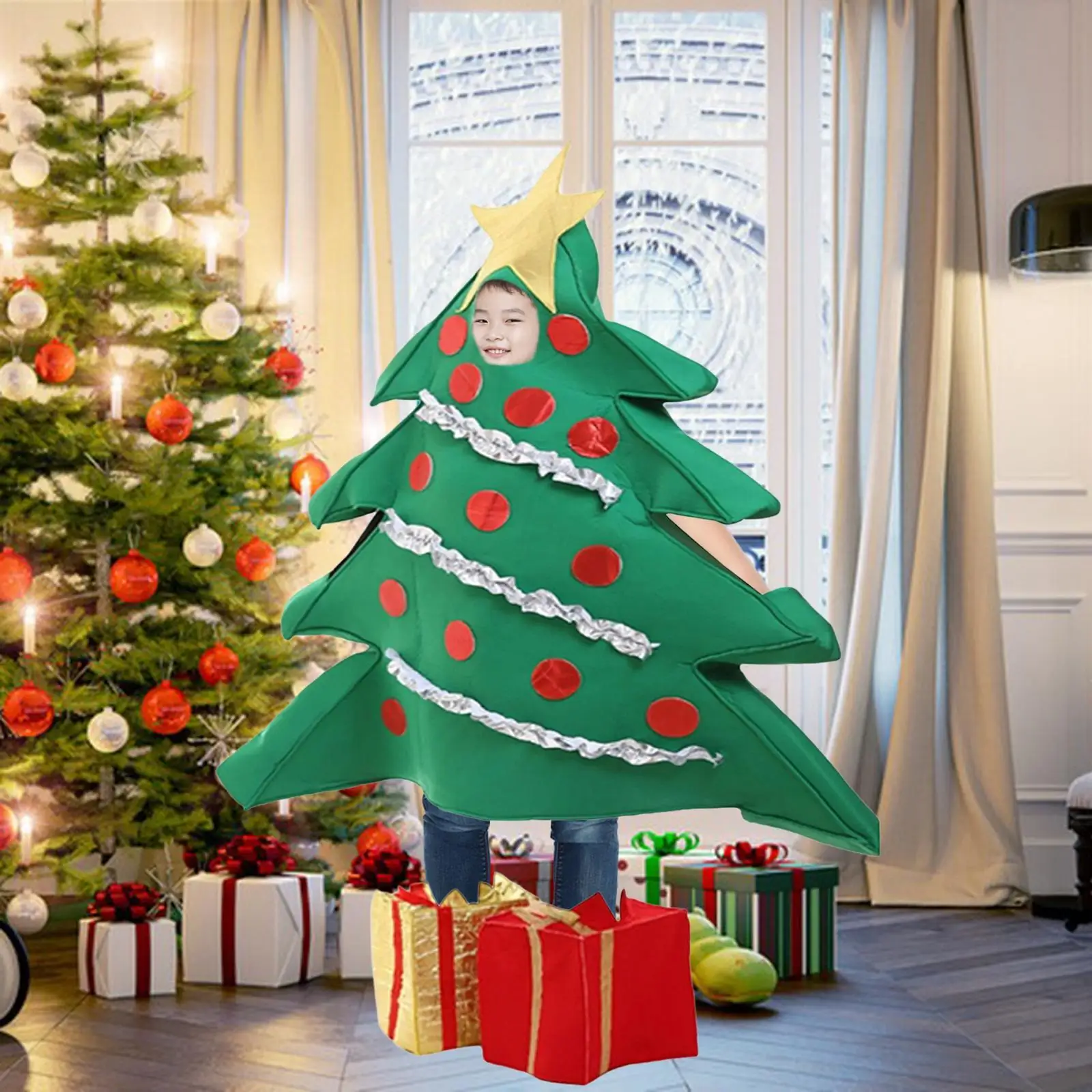 Weihnachtsbaum-Kostüm, Puppenkostüm, Outfits für Karneval, Halloween, Neujahr