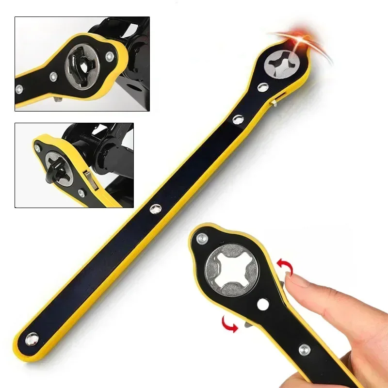 Car Mounted Small Car Universal Crank Handle Accessories with CAR Tools Car Jack Handle Lever Labor-saving Wrench Tool Ship