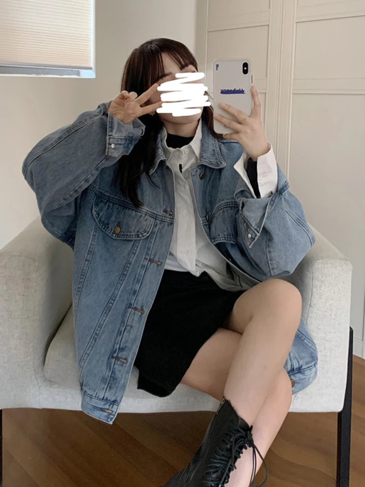 

Women Jackets Winter Women'S Outerwear Short Crop Length Front Pocket Button Pure Simple Basic Style Fashion Long Sleeve Autumn