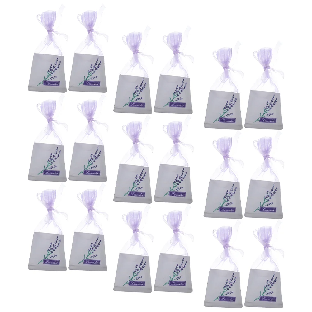 50 Pcs Car Vosarea Lavender Travel Clear Gift Bags Sachets Empty Cloth Fragrance