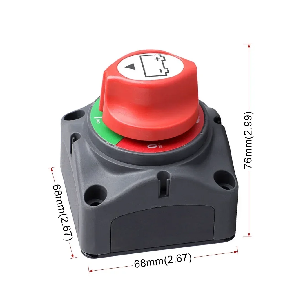 مفتاح فصل البطارية 12 فولت 24 فولت 300A عازل السيارة قطع مفتاح دوار 2 و 3 موقف قطع التبديل لقارب تخييم VR