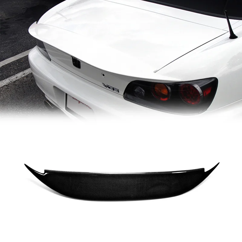 For S2000 BYS Style Ducktail Spoiler Rear Deck Lid Lip Roadster Modification Component