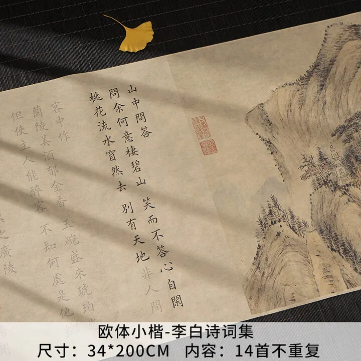 Calligraphy Copybook、Multiple styles available、Pen Style Calligraphy Set for Beginners | Practice Copybook、Zanhua Xiaokai