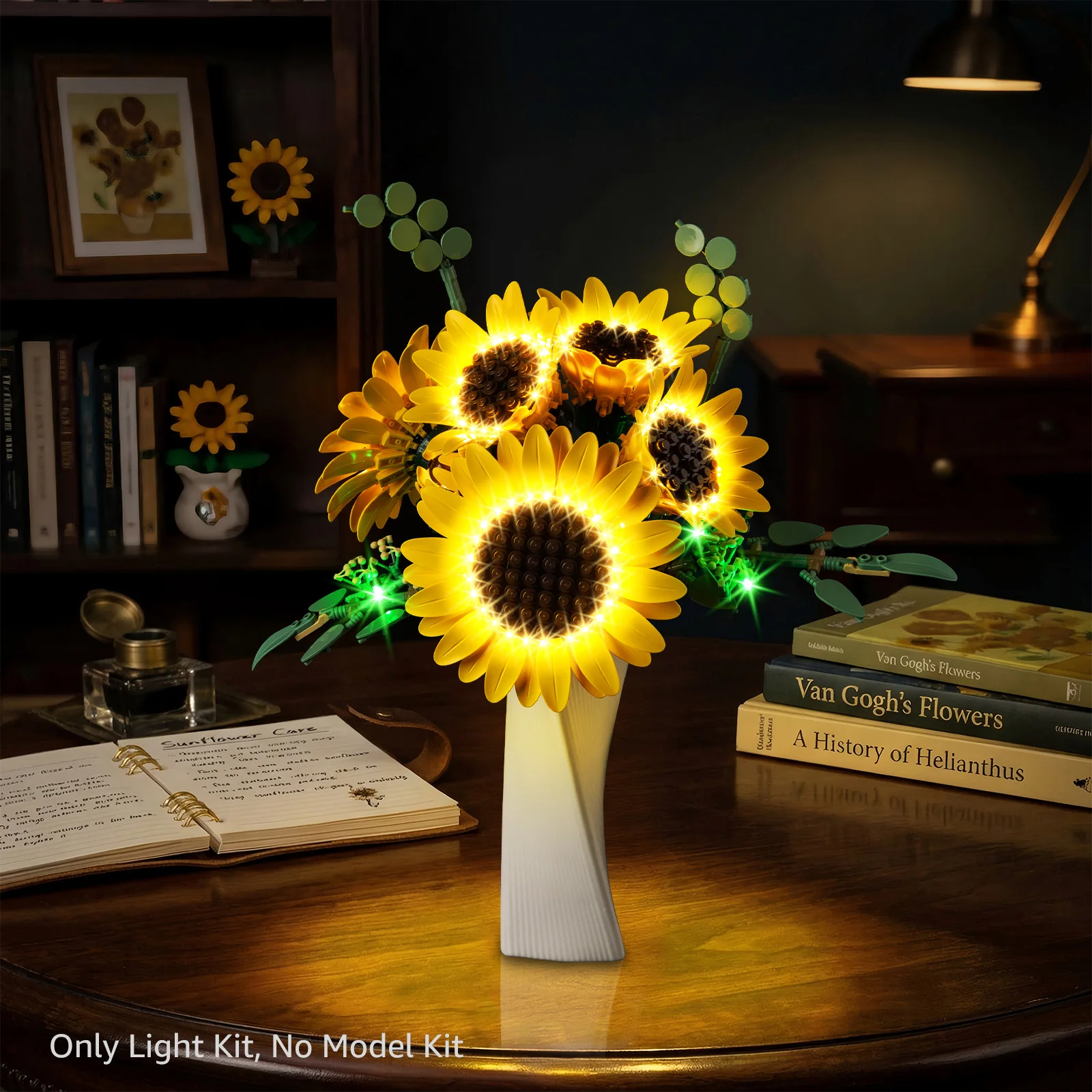 

Kyglaring Led Lighting Set Diy Toys for Lego Sunflower Bouquet 11502 Building Blocks (No Model)