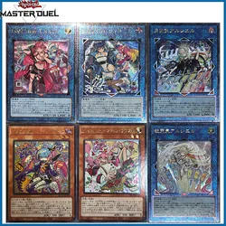 Anime Yu-Gi-Oh DIY ACG Genesis Impactors Twin Vil Boys Battle Games Toy Cards Collectible Cards Christmas Birthday Gifts