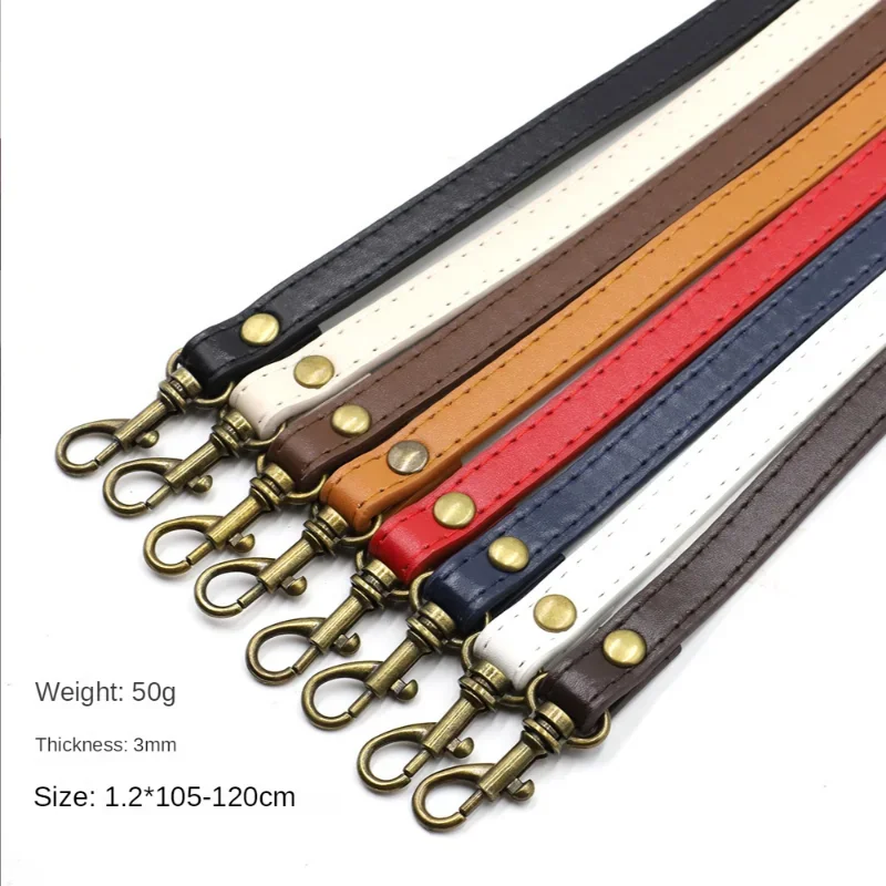 

120Cm PU Leather Shoulder Bag Strap Bags Handles DIY Detachable Bag Handle Replacement Bags Strap Adjustable Straps Hot Sale