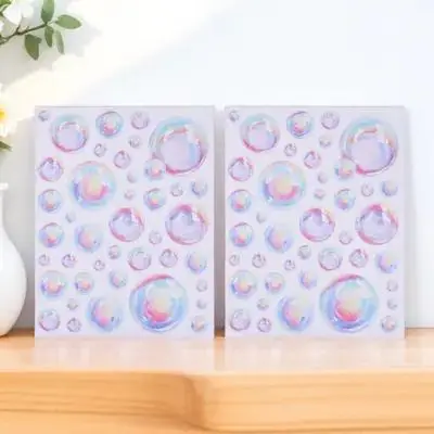 

1Set Ocean Theme Bubbles Wall Sticker PVC Material Removable Wall Decals for Bedroom Living Room Decoration Bedroom Decals