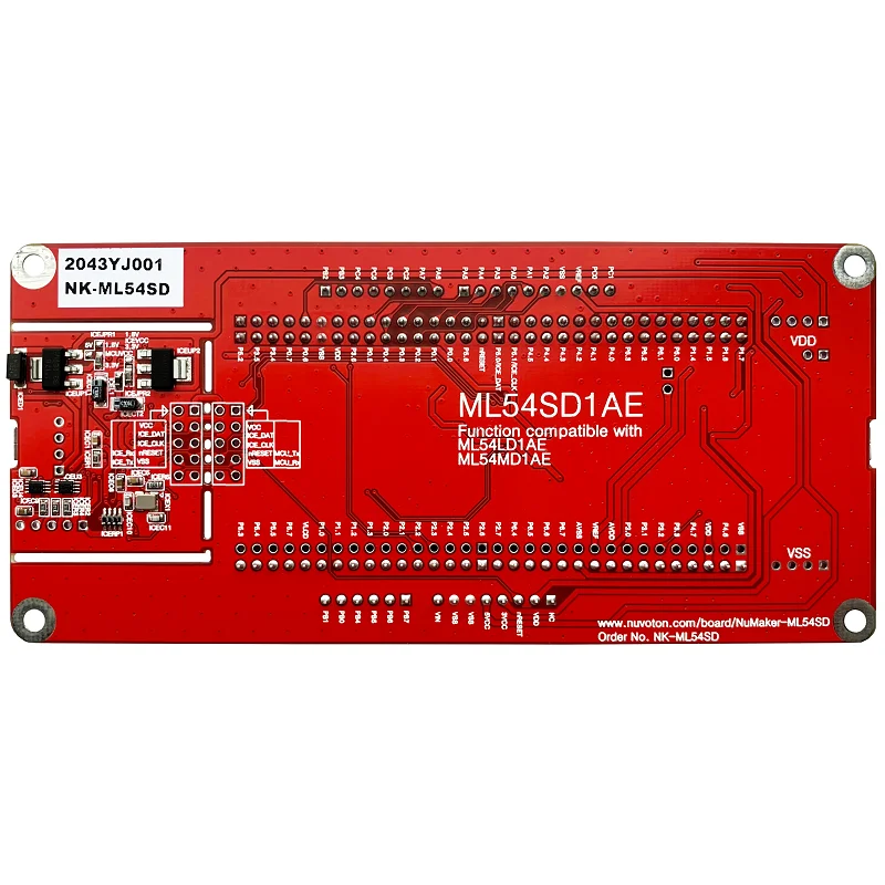 NuMaker-ML54SD Development Board for Embedded System Development & Hardware Prototyping
