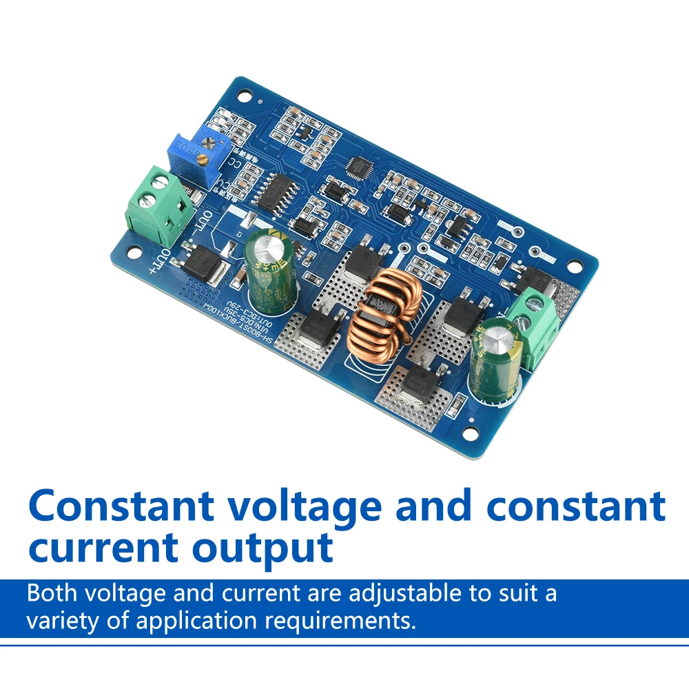 Modulo boost step down automatico DC 5-35V 10A Modulo buck di ricarica batteria a tensione e corrente costante ad alta potenza da 120 W