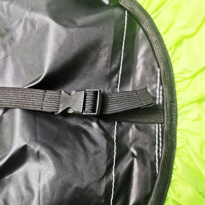 Mochila reflectante de gran tamaño para viajes nocturnos, cubierta de seguridad impermeable para acampar al aire libre, protección contra la lluvia, 19 unidades