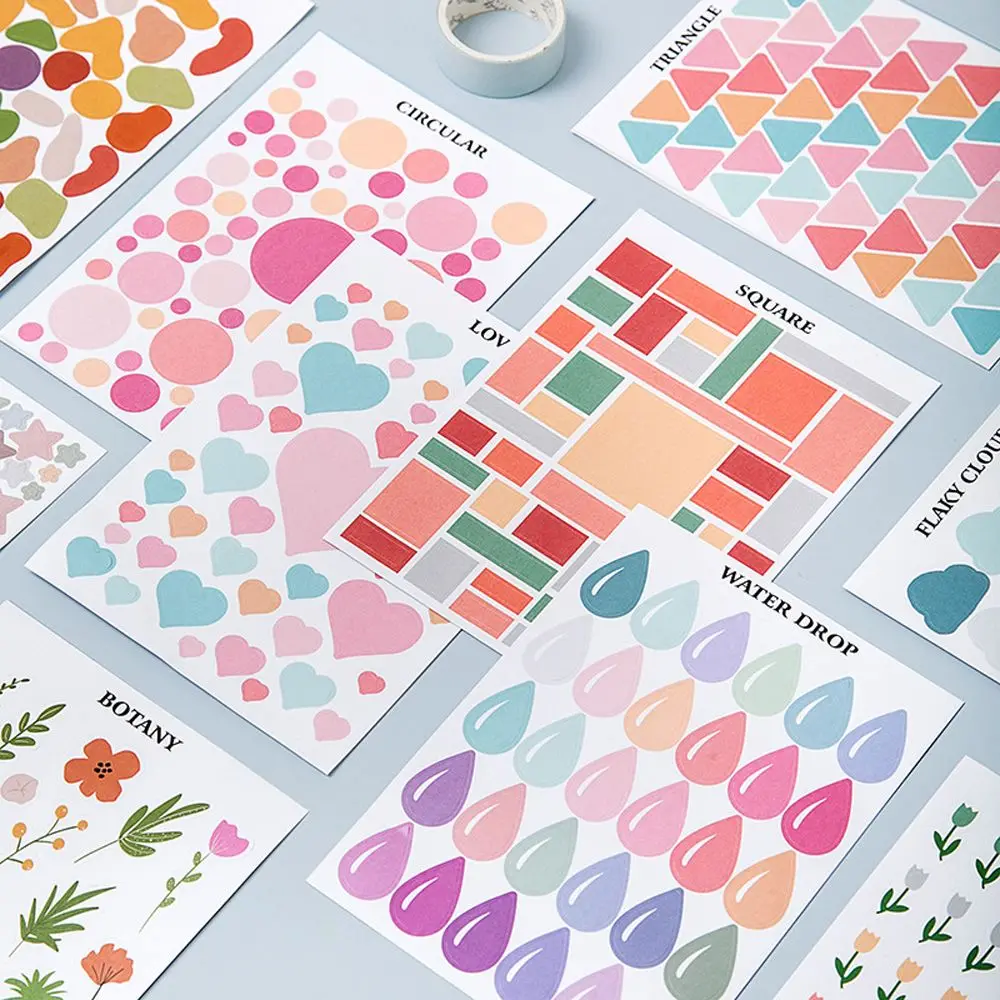 

Decoration Gift Planner School Supplies Album Diary Scrapbooking Stickers Decorative Decals Label Stickers Stationery Stickers