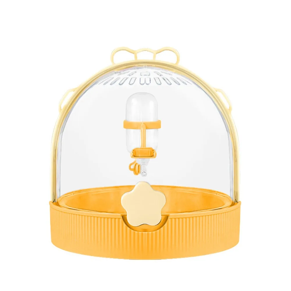 

Большая переносная клетка для хомяков с прозрачной дышащей сеткой, переноска для мелких животных, защита от укусов, большая открывающаяся коробка для переноски попугаев