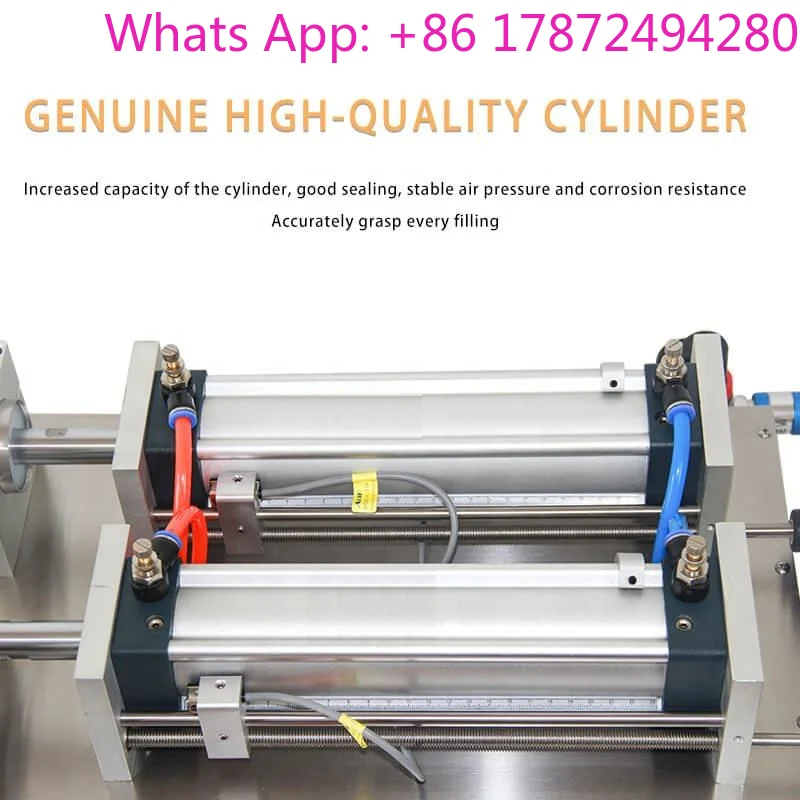 Semi-Automatic Pneumatic Filling Machine 5L Liquid Storage For Cooking Oil Laundry Detergent Body Wash Beverages Filler