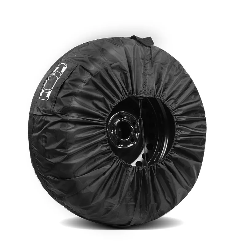 13-18inch Car Tire Cover Case Auto Spare Tire Cover Storage Bags Carry Tote Polyester Tire Wheel Caps Tire covers