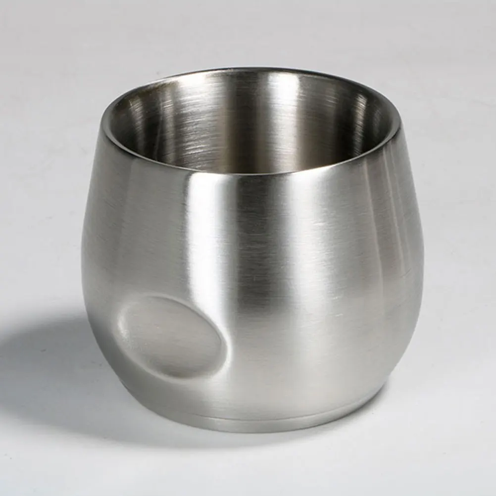 كوب حلاقة من الفولاذ المقاوم للصدأ للرجال، وعاء صابون حلاقة متعدد الاستخدام، هيكل عالي التحمل، قبضة مريحة، معدات الحلاقة للرجال