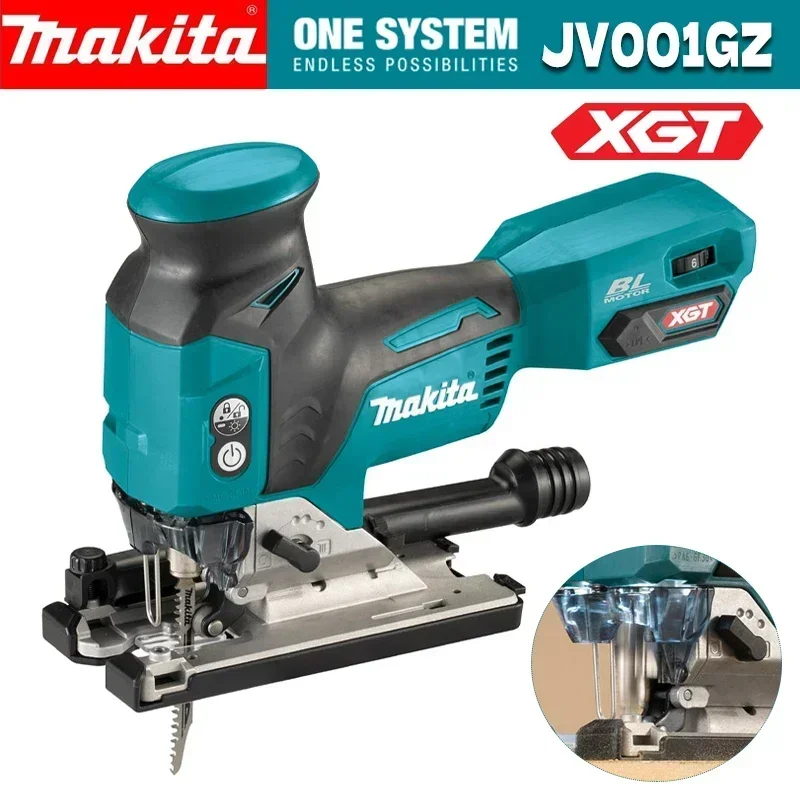 MAKITA JV001GZ 40V MAX Cordless Jig Saw Scroll Saw Variable Speed Scroll Jigsaw Multi-Function XGT Lithium Power Tool