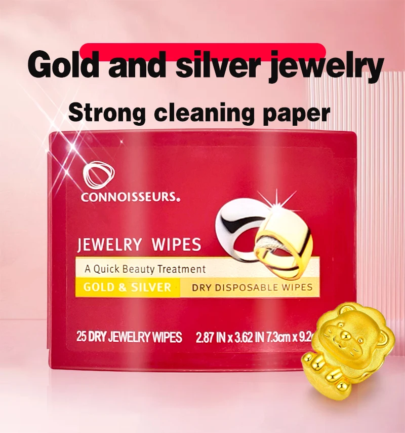 

American CONNOISSEURS Silver Wiping Paper Decontamination Brightening Antioxidant Gold And SilverJewelry Polishing