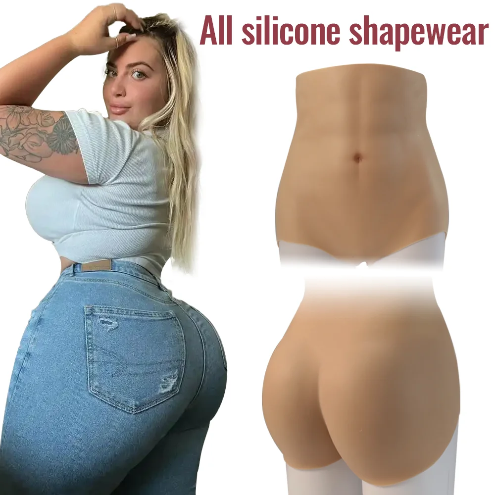 Big Butt Lifter Hip Enhancer Pad Silicone Underwear Fesses Booty Natural Elastic Huge Hips 2CM Booty Butts Fesse En Silicone