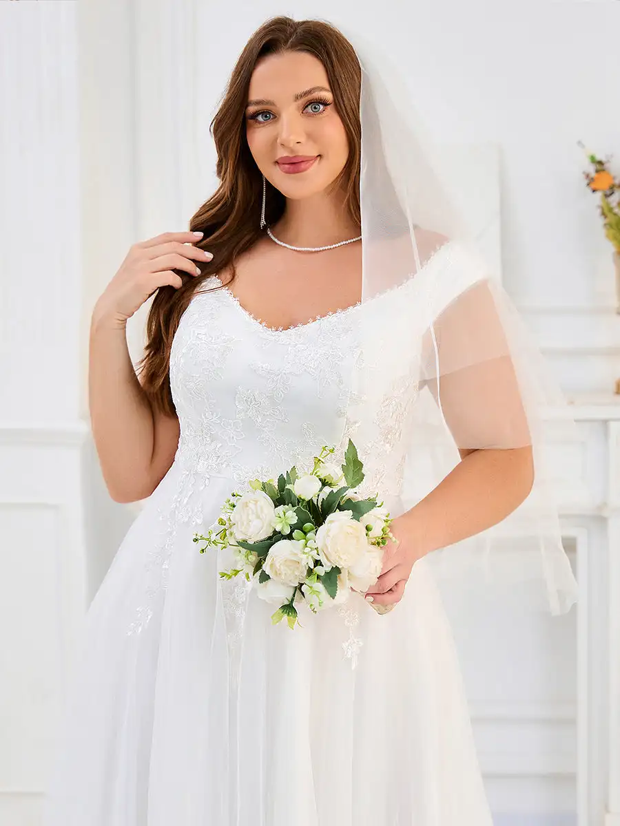 Vestido de Novia A-Line Blanco Ever Pretty - usage example
