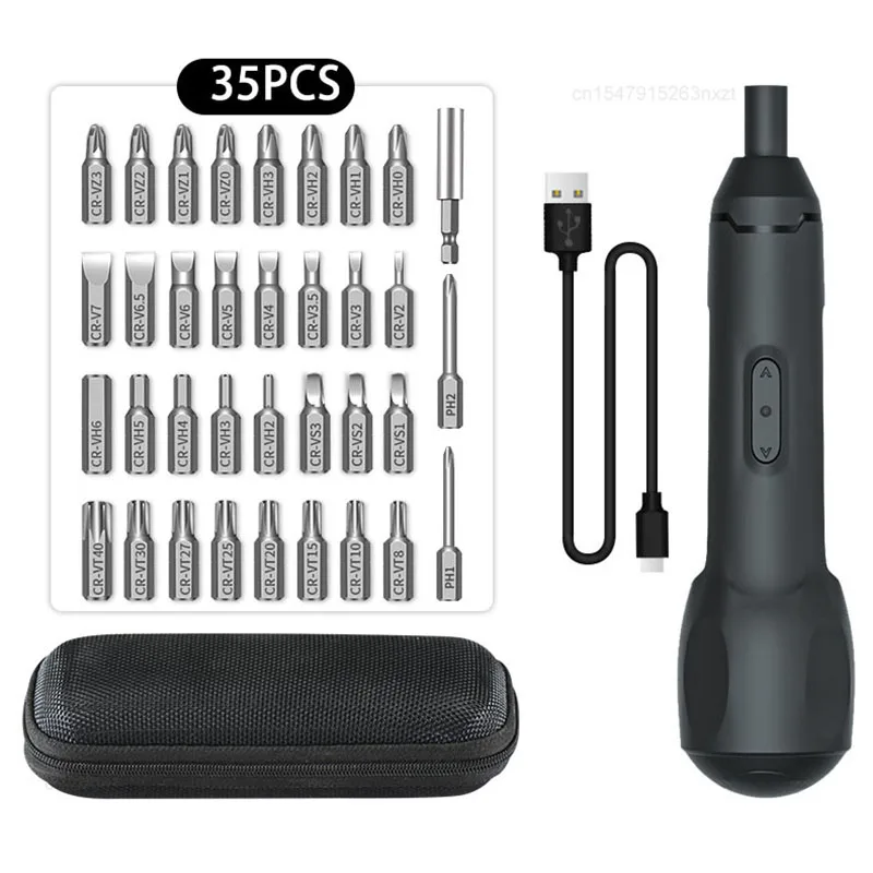 Xiaomi Electric Screwdriver Rechargeable Multifunction Cordless Electric Screwdrivers Manual And Automatic Electric Screw Driver