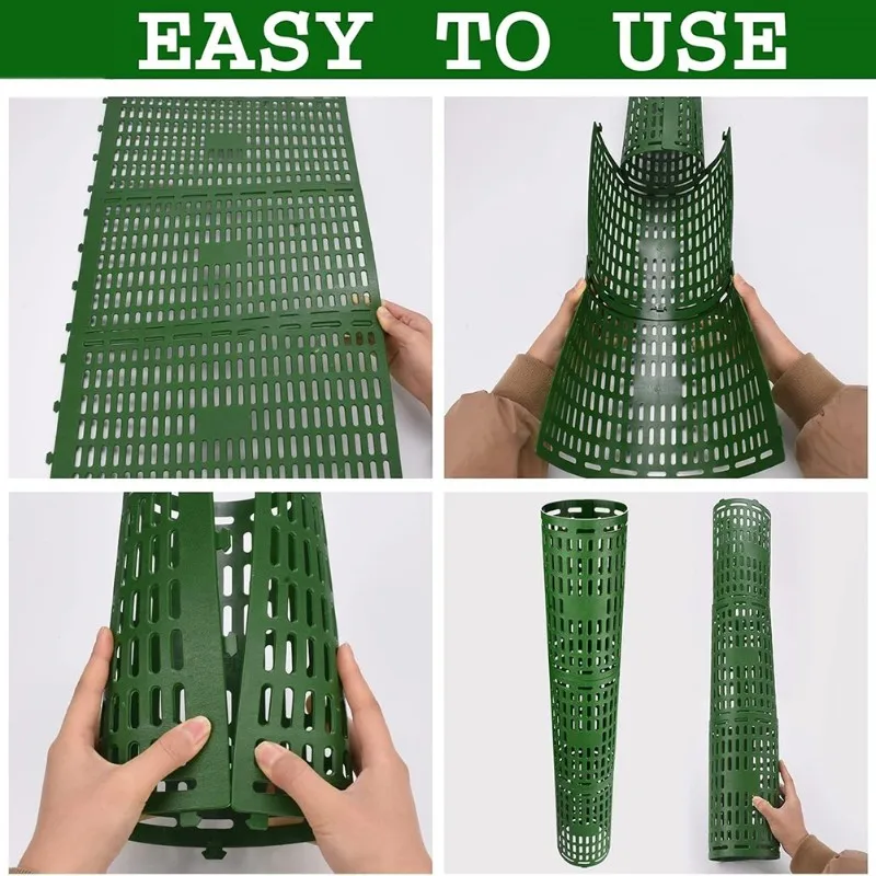 

【LAST CHANCE】Tree Guard Protector 20-Pack, Expandable Tree Bark Protection, Shields Against Trimmers, Mowers Animal Scratches