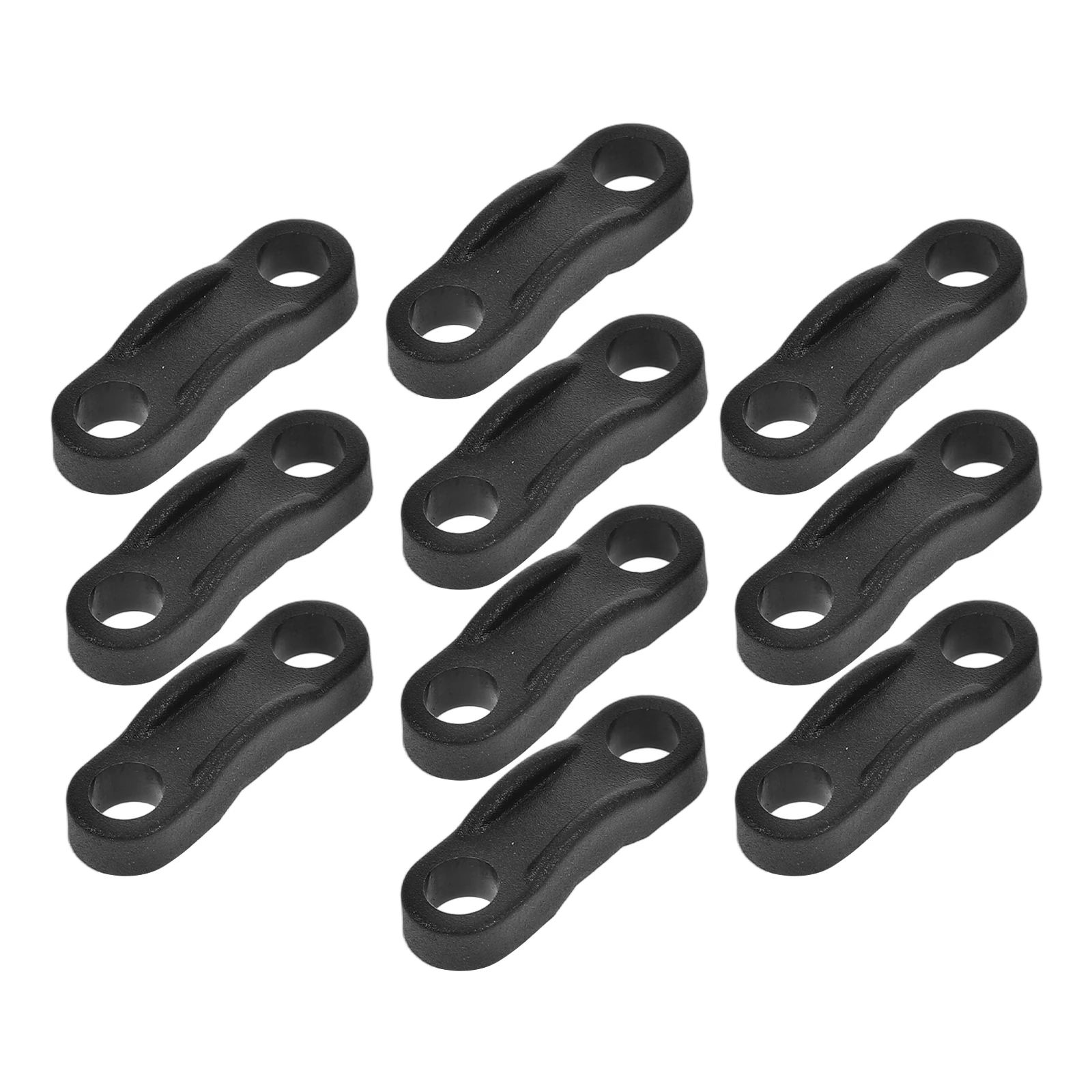 

10PCS Wire Clips Cable Clamps Plastic Black Cord Organizer Electric Rope Fixing String Wire Harness Accessories
