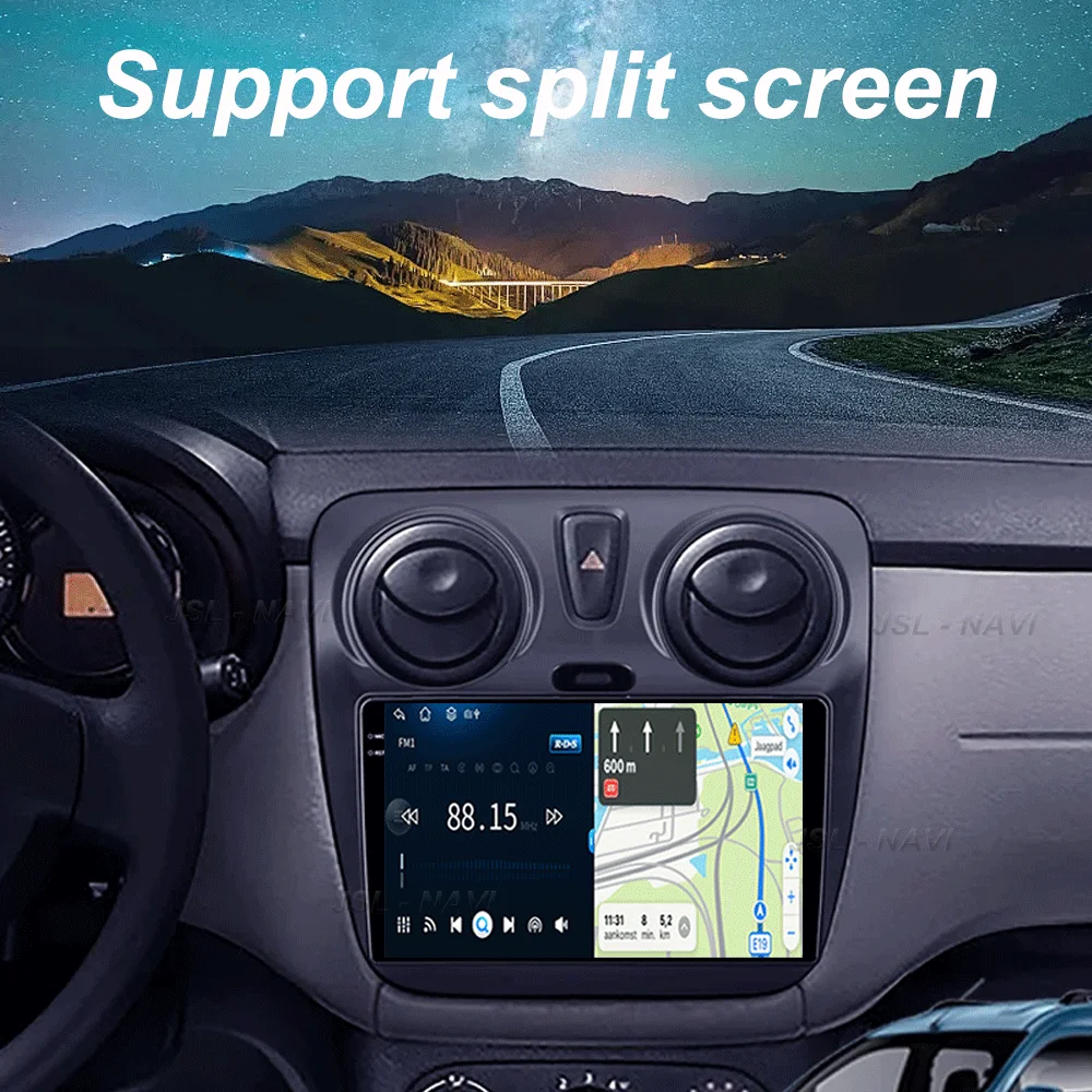 Android 16 For Renault Dokker/Lodgy Dacia 2012 - 2020 Car Radio Multimedia Player Android Auto Carplay Head Unit Navigation GPS