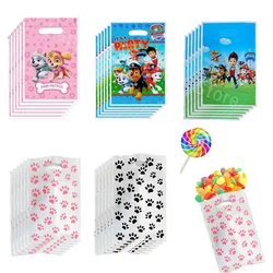 PAW Patrol Gift Bags Birthday party Decoration Pink Dog Goody Biscuit Package Candy Bag PAW Patrol Party favors Supplies